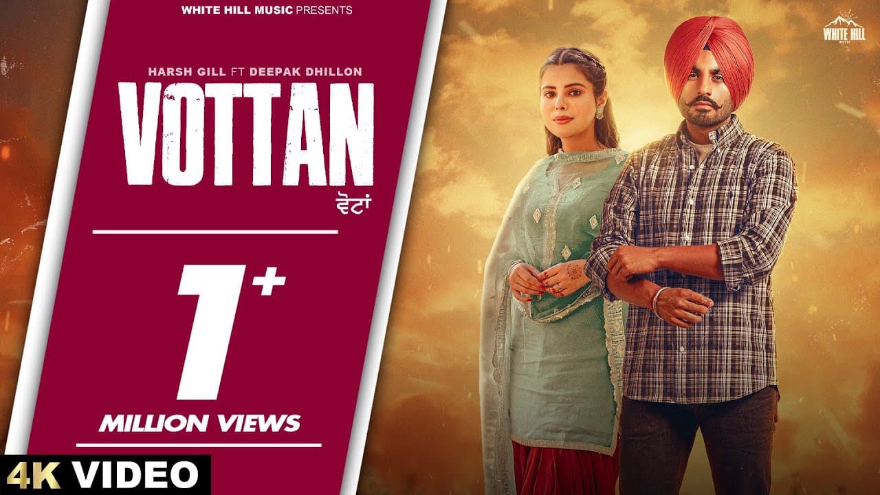 Vottan (Full Video) Harsh Gill | Deepak Dhillon, Mandeep Maavi | Desi Crew | Punjabi Songs 2024