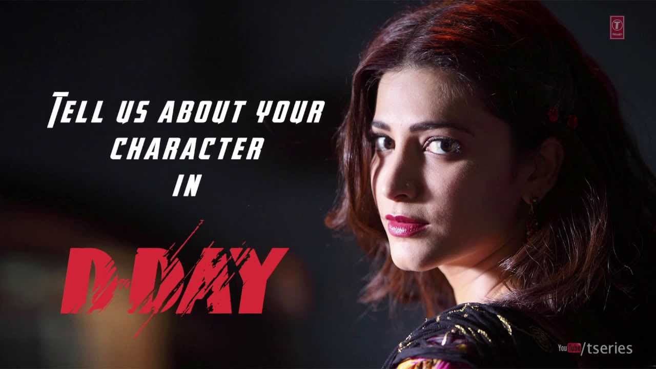 Scars also makes her beautiful: Shruti Haasan | D Day - Releasing 19 July 2013