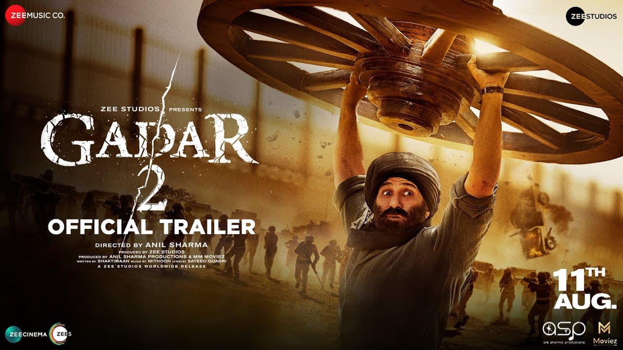 Gadar 2 - Official Trailer | Sunny Deol | Ameesha Patel | Anil Sharma | Zee Studios | 11th August