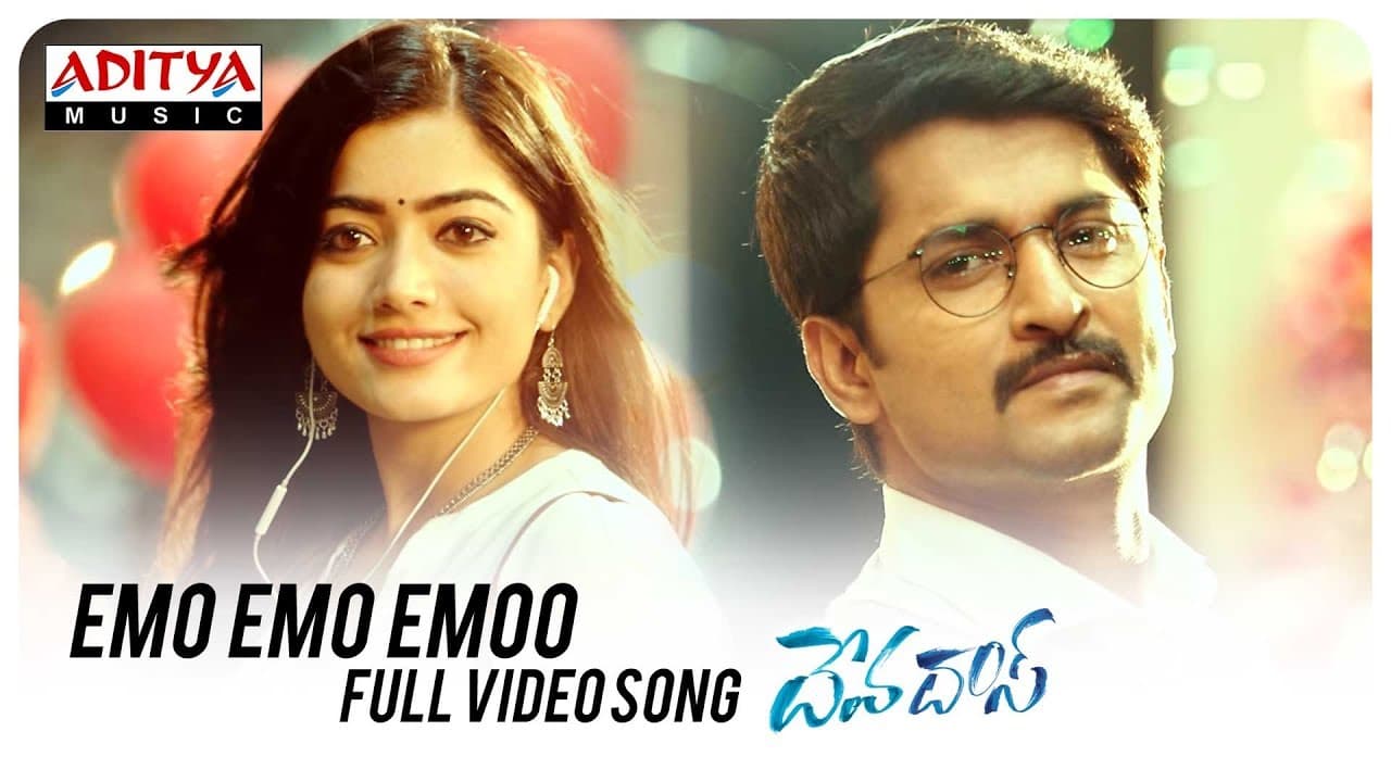 Emo Emo Emoo Full Video Song | Devadas Songs | Akkineni Nagarjuna,Nani,Rashmika,Aakanksha Singh