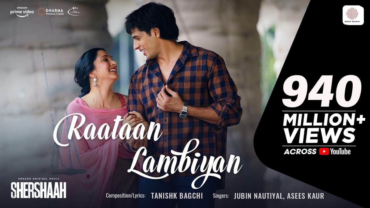 Raataan Lambiyan – Official Video | Shershaah | Sidharth – Kiara | Tanishk B| Jubin Nautiyal  |Asees