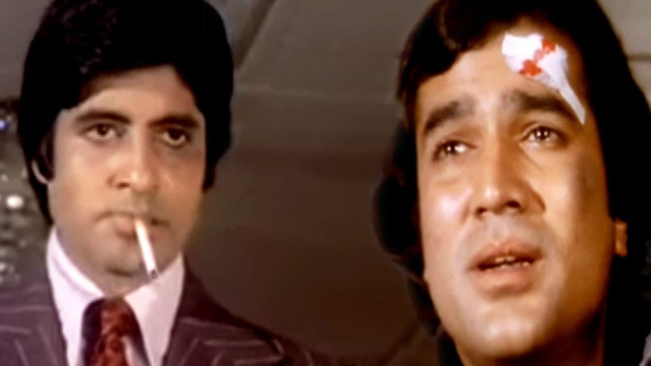 Amitabh Bachhan angry with Rajesh Khanna | Namak Haraam | Emotional Scene
