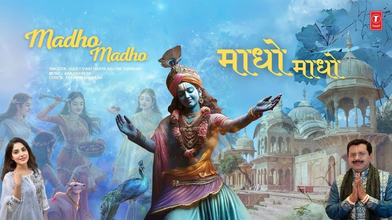 माधो माधो Madho Madho |🙏Krishna Bhajan🙏| RAJEEV AACHARYA, SALONI THAKKAR | Video