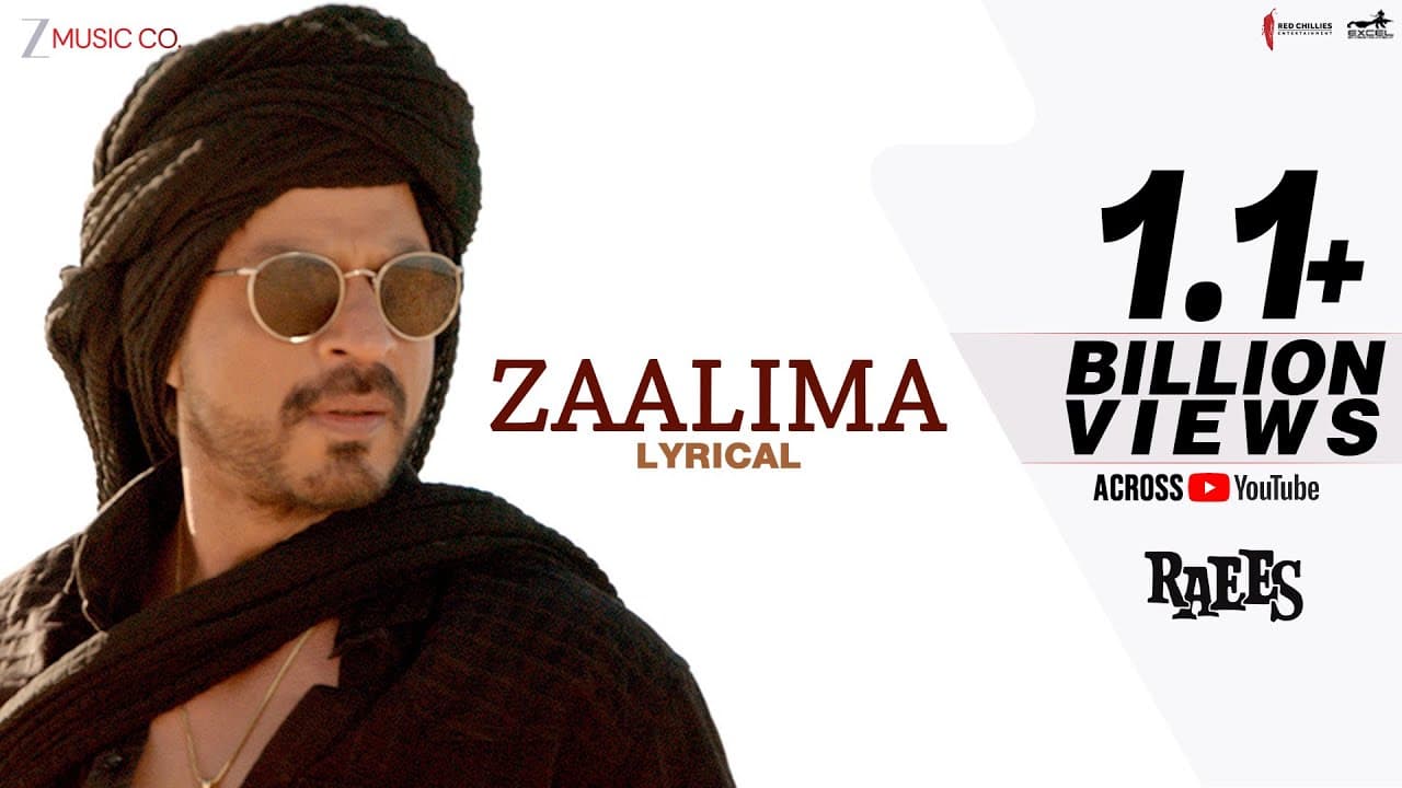 Zaalima - Lyrical | Raees | Shah Rukh Khan | Arijit Singh & Harshdeep K | JAM8-Pritam