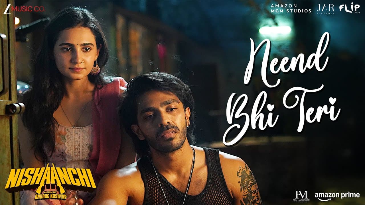 Neend Bhi Teri - Nishaanchi | Aaishvary Thackeray & Vedika Pinto | Manan Bhardwaj | Lyrical