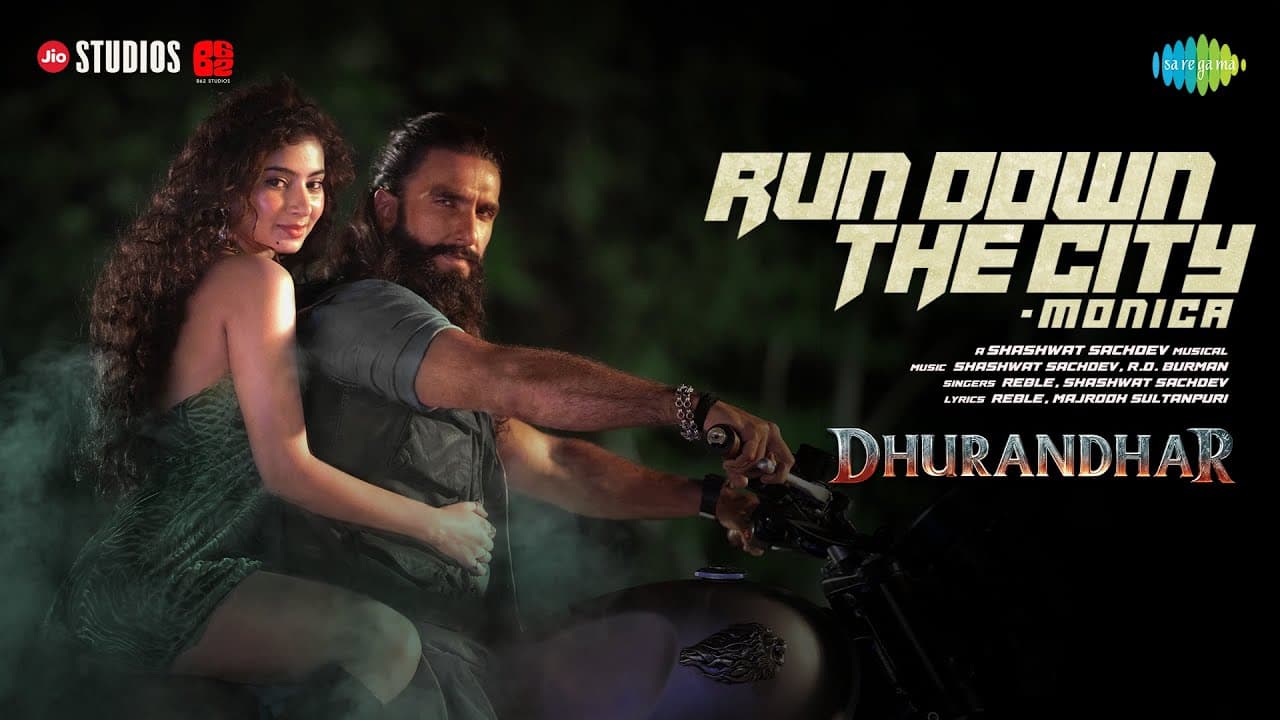 Run Down The City - Monica | Dhurandhar | Ranveer, Sara, Shashwat, Reble, Asha Bhosle, R.D. Burman