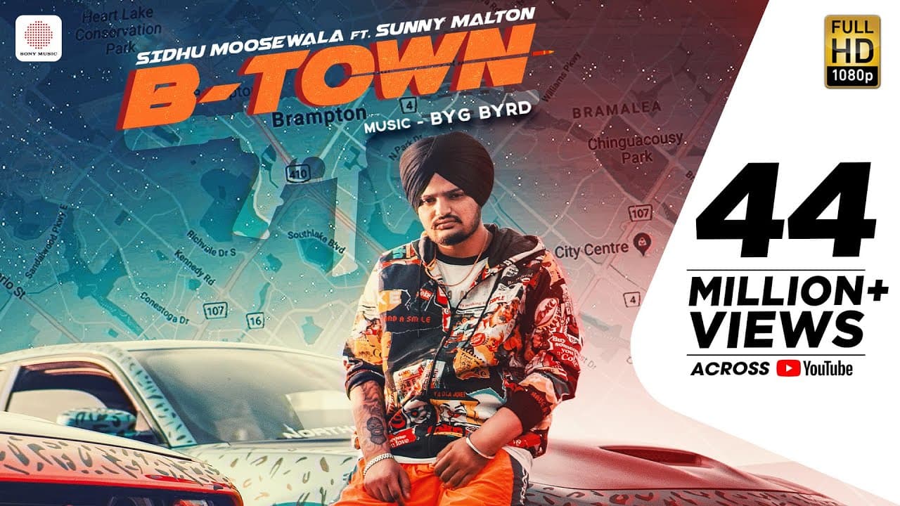Sidhu Moose Wala - B Town | Byg Byrd | Sunny Malton | Punjabi Song 2019