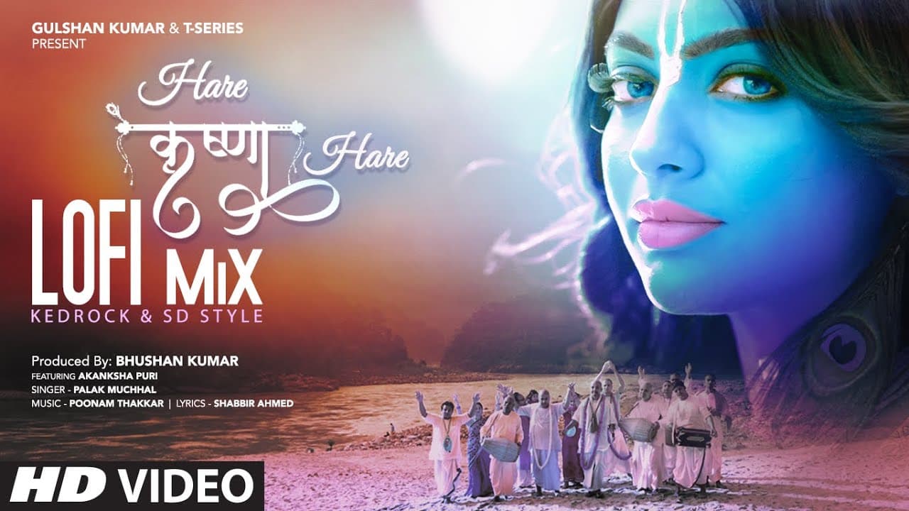 Hare Krishna Hare LoFi MiX Lyrical Video | KEDROCK & SD Style | Shri Krishna Bhajan