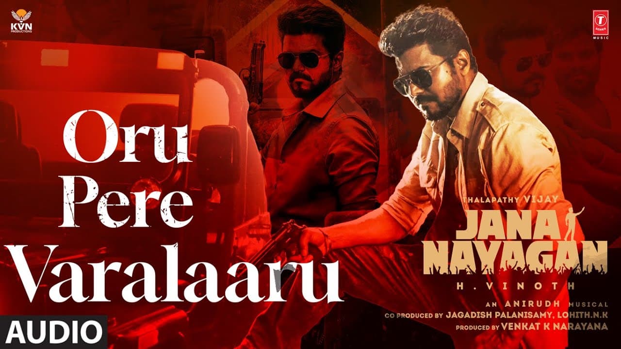 Jana Nayagan – Oru Pere Varalaaru (Audio) | Thalapathy Vijay | H Vinoth |Anirudh |KVN |Vishal Mishra