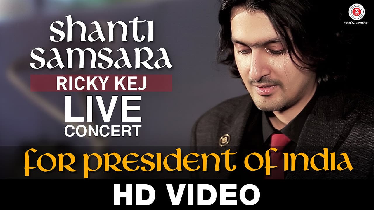 Shanti Samsara LIVE & Exclusive for President of India | Ricky Kej & Wouter Kellerman