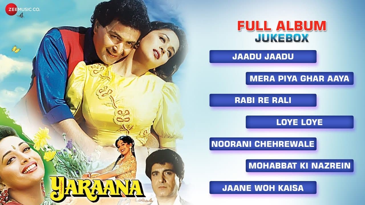 Yaraana [1995] - Full Songs - Audio Jukebox - Madhuri Dixit, Rishi Kapoor - Superhit Songs