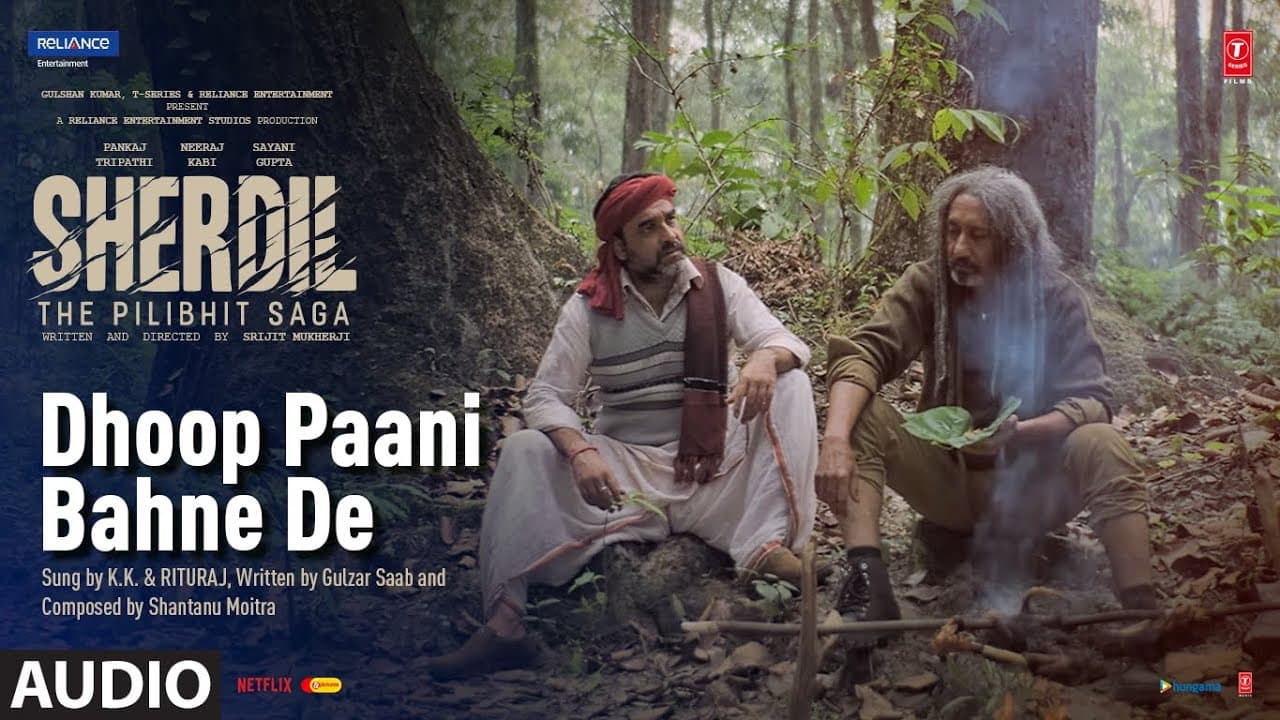 Audio: Dhoop Paani Bahne De| Sherdil: The Pilibhit Saga |KK, Rituraj, Gulzar Saab, Shantanu,Srijit