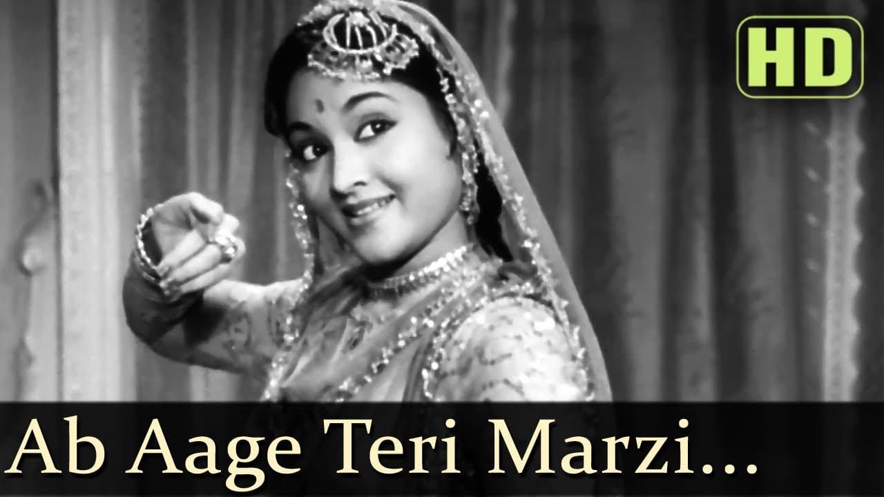 Ab Aage Teri Marzi (HD) - Devdas Songs - Dilip Kumar - Vyjayantimala - Motilal - Lata Mangeshkar