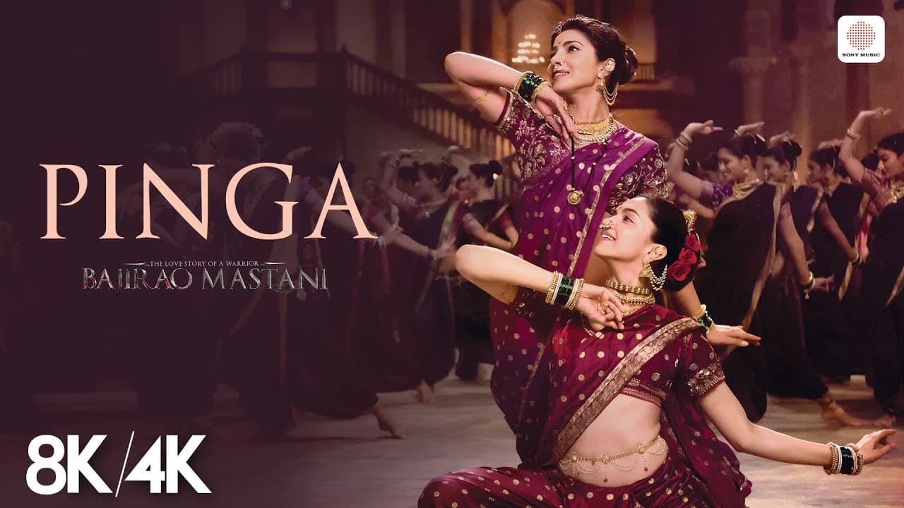 Pinga - 8K/4K Music Video | Deepika Padukone, Priyanka Chopra | Shreya Ghoshal | Bajirao Mastani