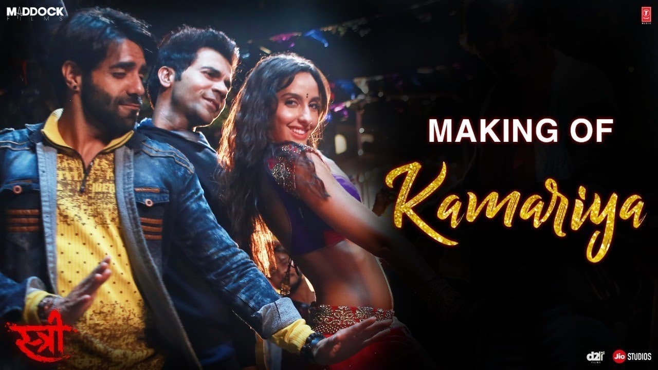 Making Of Kamariya Video | STREE | Nora Fatehi | Rajkummar Rao | Aastha Gill, Divya Kumar