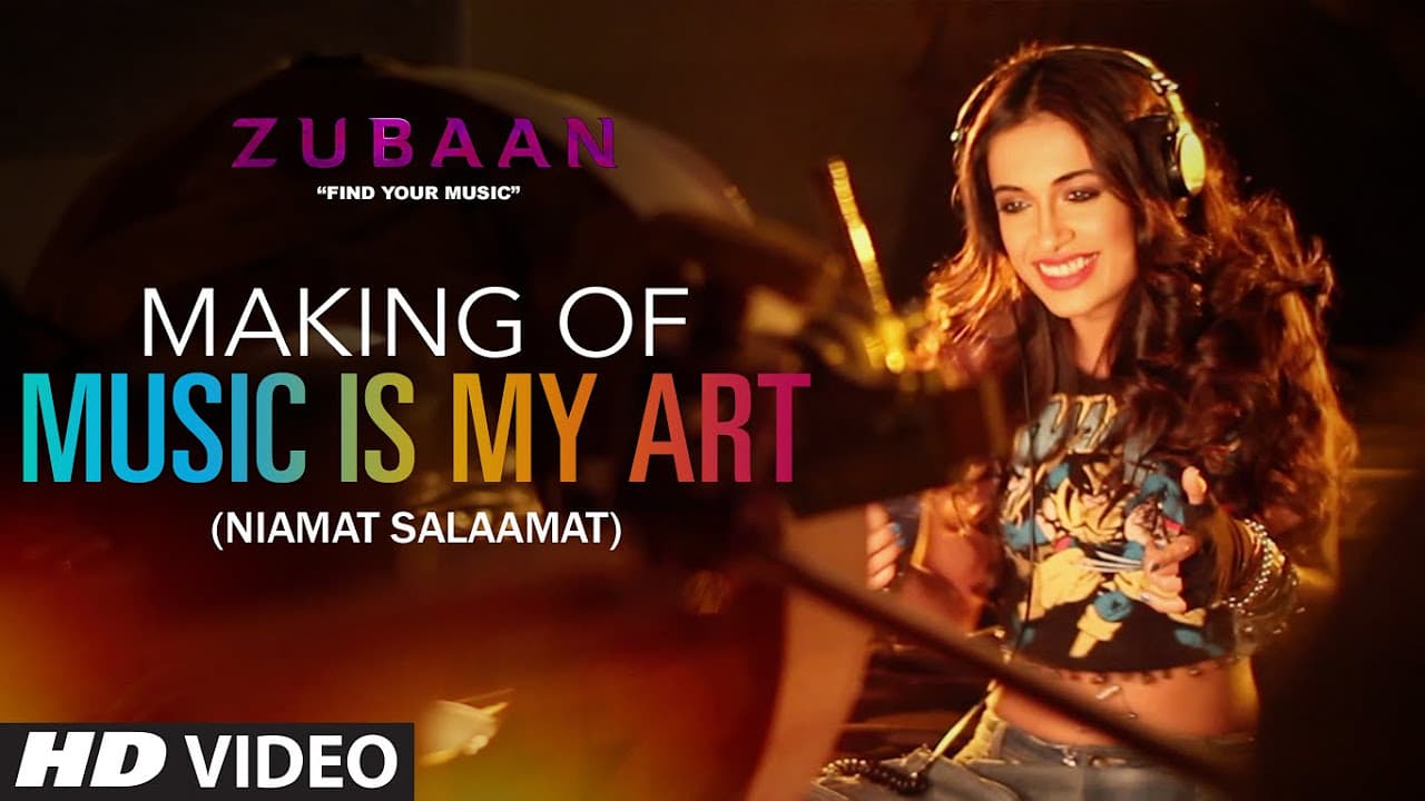 MUSIC IS MY ART (NIAMAT SALAAMAT) Making VIDEO | ZUBAAN | T-Series