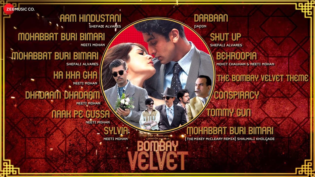 Bombay Velvet Jukebox | Ranbir Kapoor, Anushka Sharma & Karan Johar | Amit Trivedi