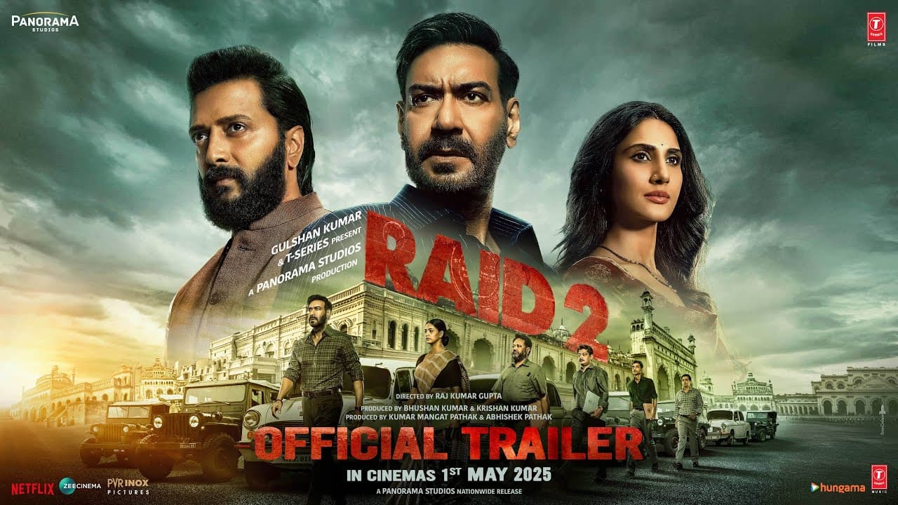 RAID 2 (TRAILER): Ajay D | Riteish D | Vaani K | Raj K | Abhishek P | Kumar M | Bhushan K, Krishan K