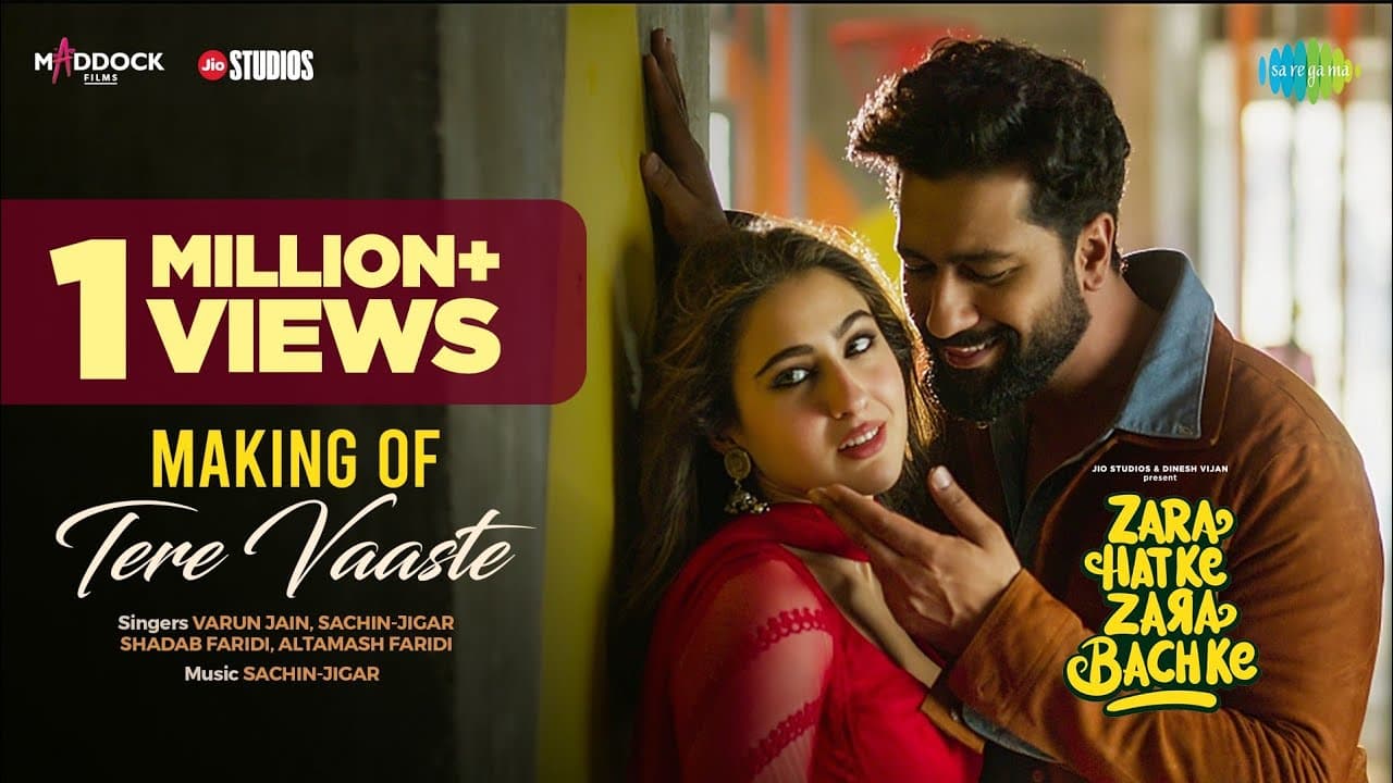 Making of Tere Vaaste | Zara Hatke Zara Bachke | Vicky K, Sara Ali K, Varun J,Sachin-Jigar,Amitabh B