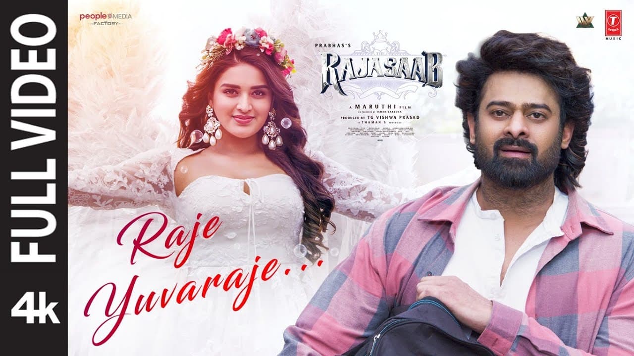 Raje Yuvaraje Song (Hindi) Full Video - The RajaSaab | Prabhas | Nidhhi Agerwal | Thaman S | Maruthi