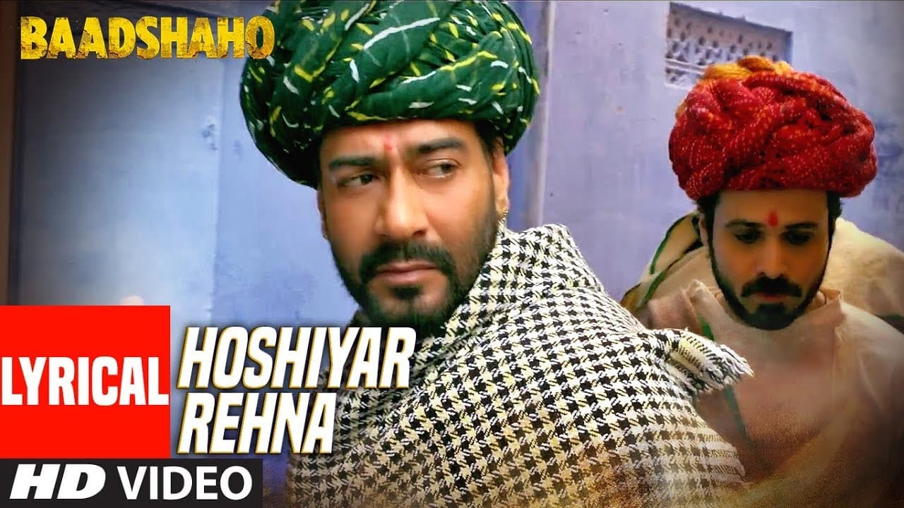 Hoshiyar Rehna With Lyrics | Baadshaho | Neeraj Arya | Kabir Café | T-Series