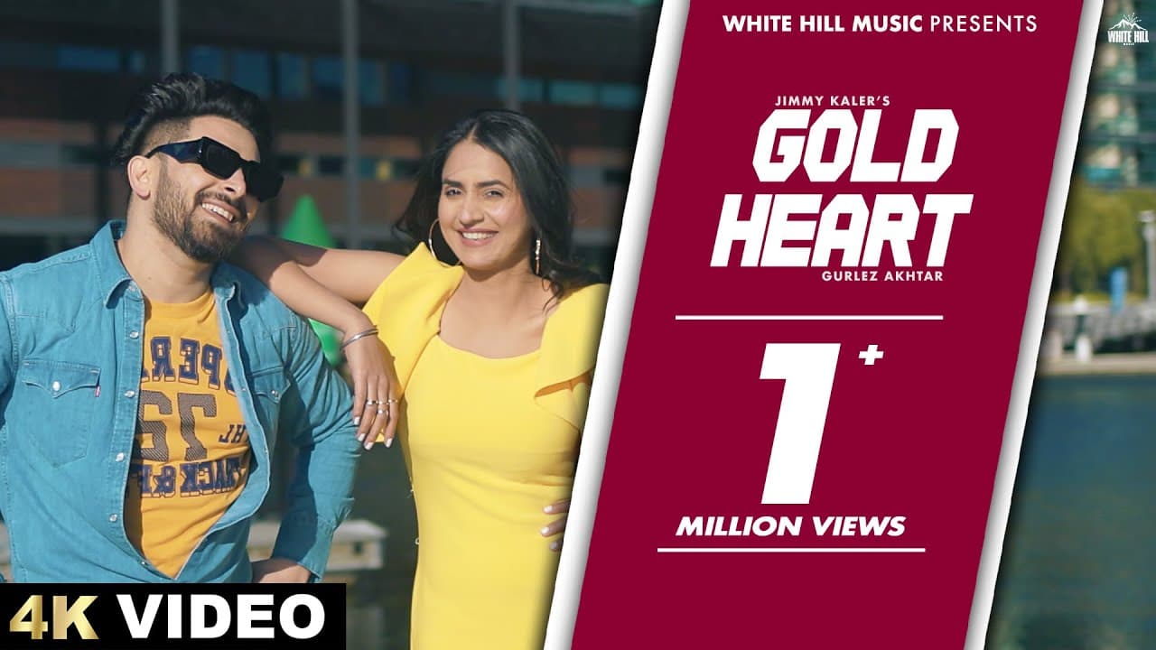 Gold Heart (Official Video) | Jimmy Kaler & Gurlez Akhtar | Kiran Brar | Punjabi  Song 2024