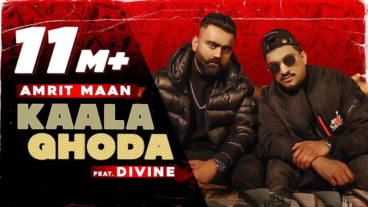 Kaala Ghoda (Official Video)| AMRIT MAAN x DIVINE | Latest Punjabi Song 2021 | New Punjabi Song 2021