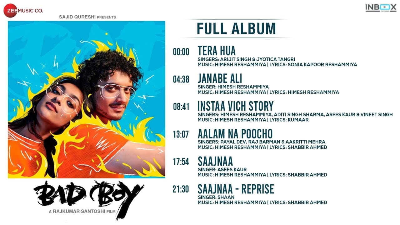 Bad Boy - Full Album | Namashi Chakraborty, Amrin| Himesh Reshammiya, Kumaar, Shabbir Ahmed, Sonia K