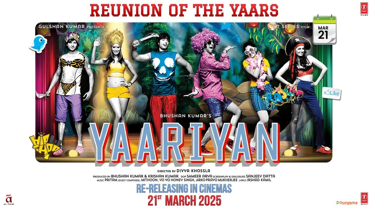 Yaariyan (Re-Releasing in Cinemas): Himansh Kohli, Rakul Preet | Divya K | Bhushan K | 21st Mar 2025
