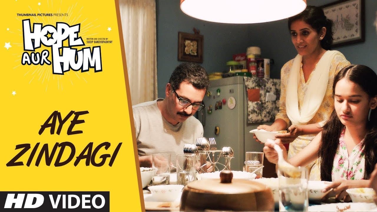 AYE ZINDAGI Video Song | HOPE AUR HUM | Naseeruddin Shah| Sonali Kulkarni | Shaan