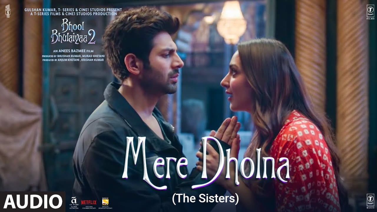 Audio: Mere Dholna (The Sisters) Shreya Ghoshal | Bhool Bhulaiyaa 2 | Kartik Kiara Tabu | Pritam