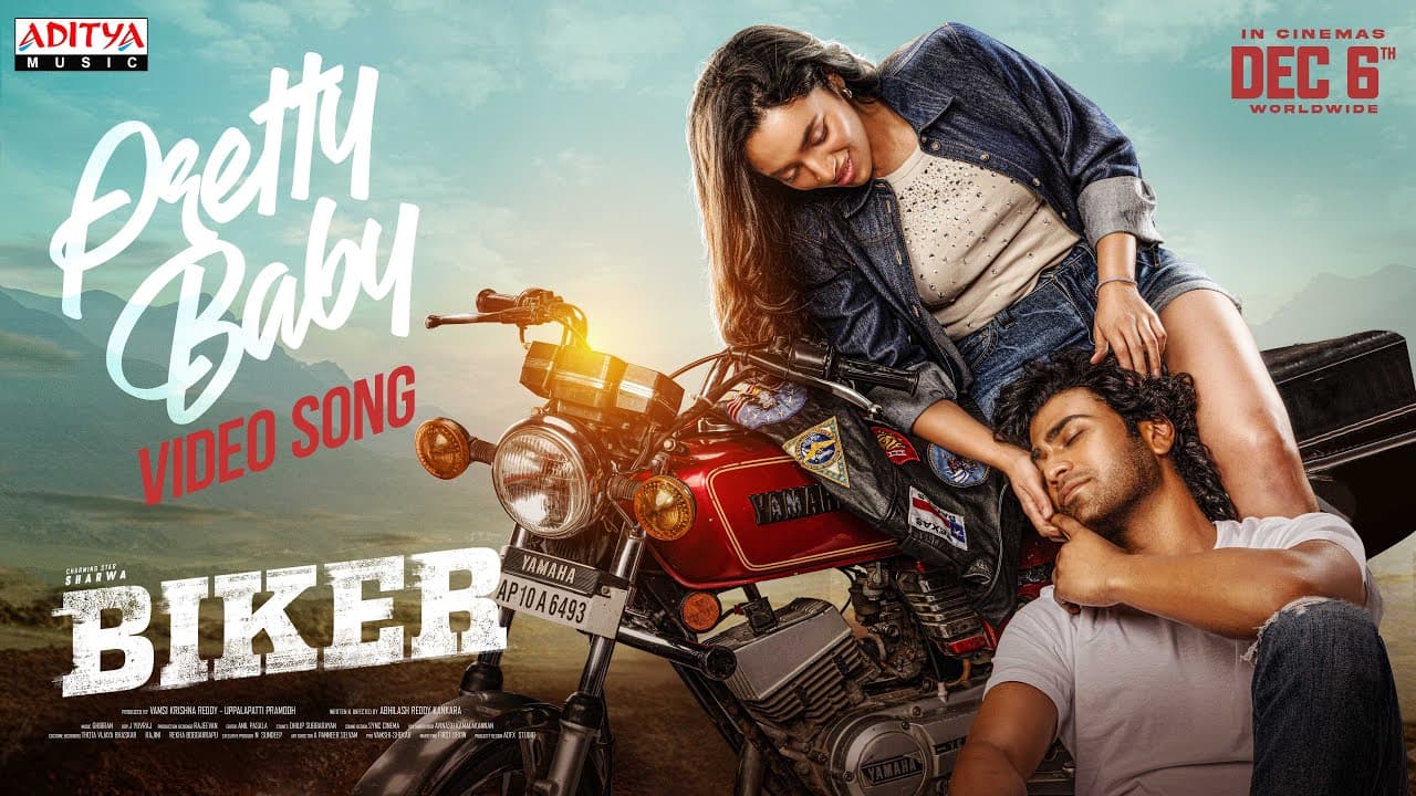 Pretty Baby Video Song | Biker | Sharwanand, Malvika Nair | Dr Rajashekhar | Ghibran | Abhilash