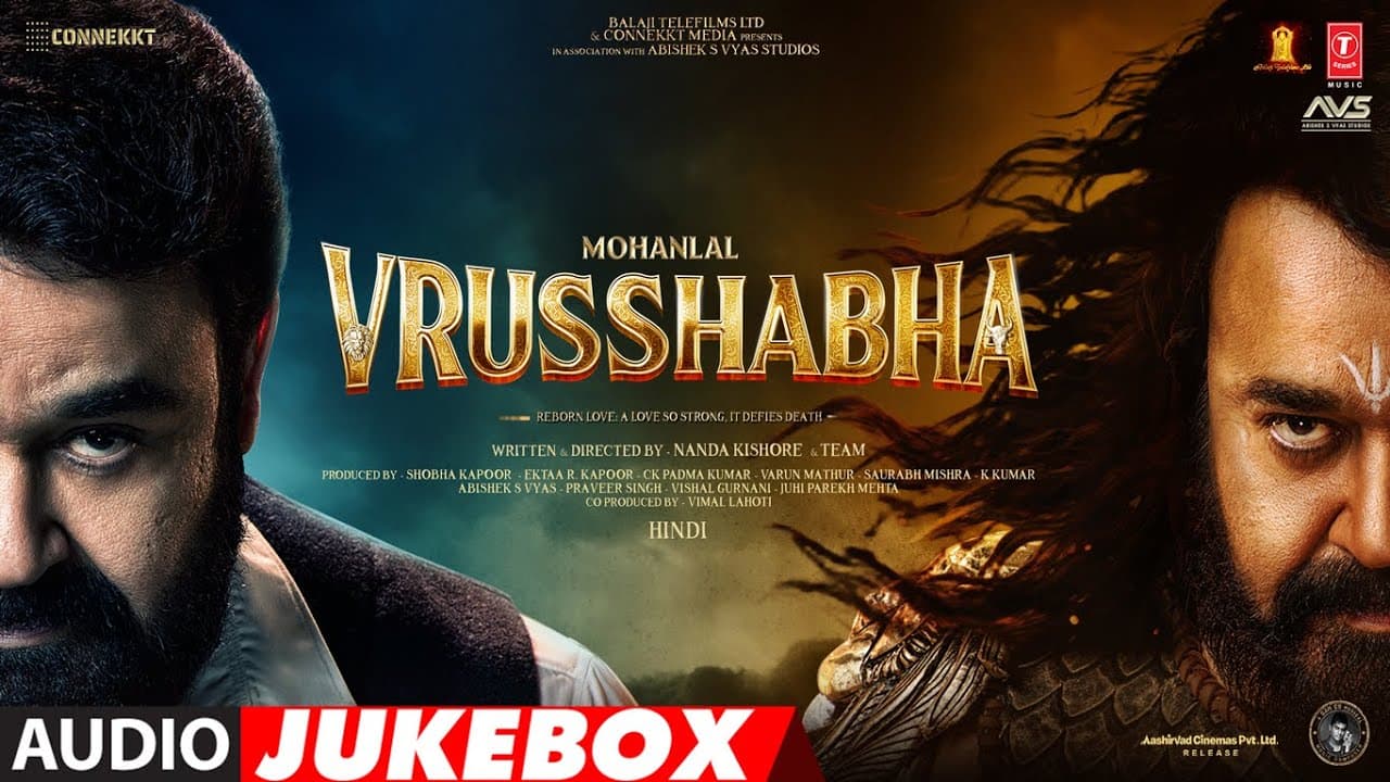 VRUSSHABHA (Hindi Audio Jukebox): Mohanlal,Samarjit Lankesh,Nayan Sarika,Ragini | Sam CS | Nanda K