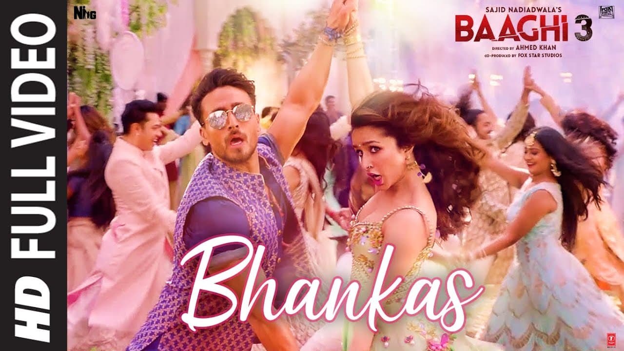 Full Video: BHANKAS | Baaghi 3 | Tiger S,Shraddha K |Bappi Lahiri,Dev Negi,Jonita Gandhi | Tanishk B