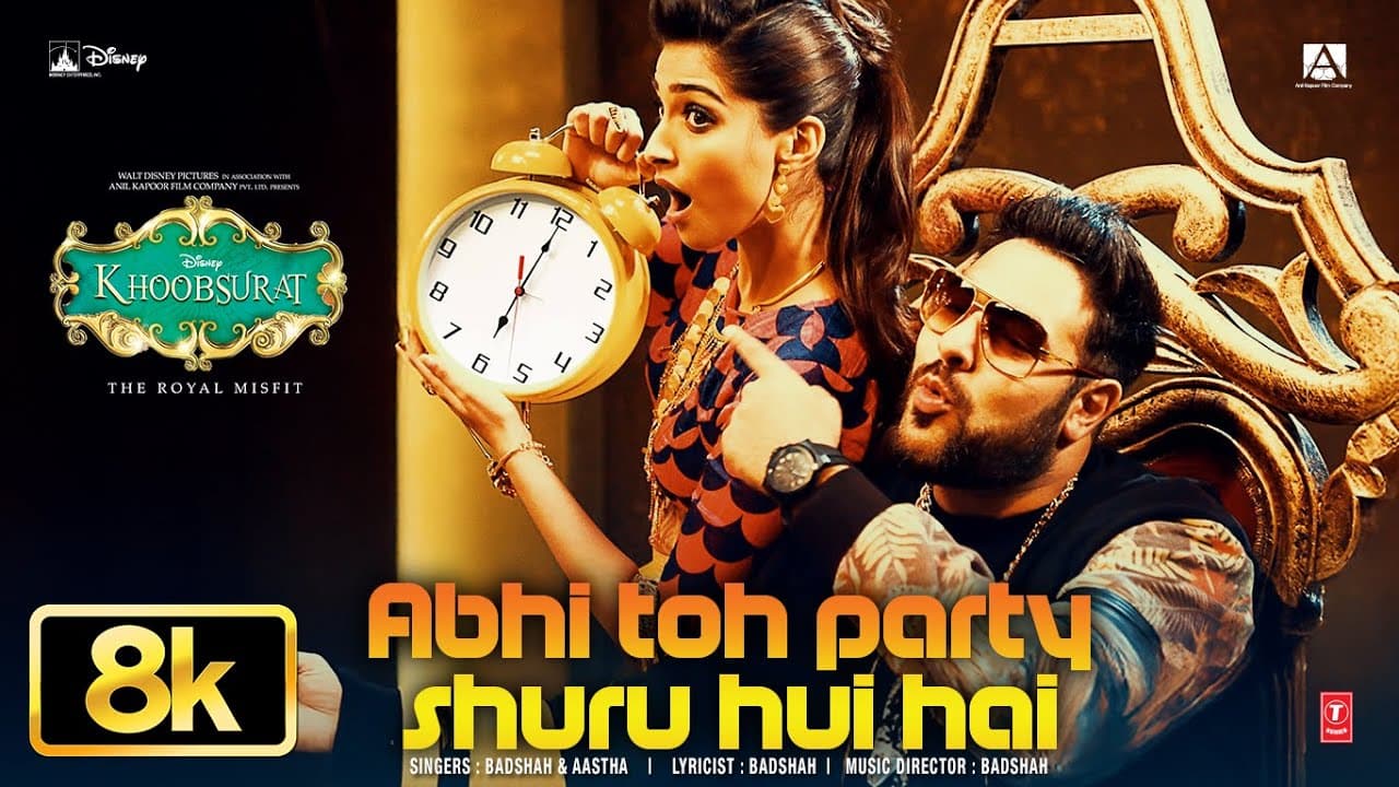Abhi Toh Party Shuru Hui Hai 8K Video: Badshah | Sonam Kapoor | Aastha | Khoobsurat | Dance Song
