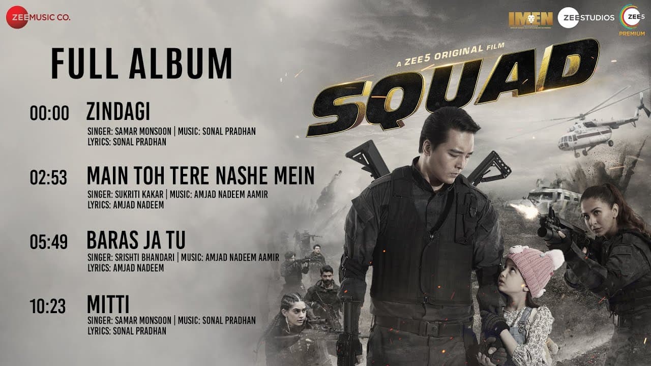 Squad - Full Album | Rinzing Denzongpa, Malvika Raaj, Pooja Batra| Amjad Nadeem Aamir ,Sonal Pradhan