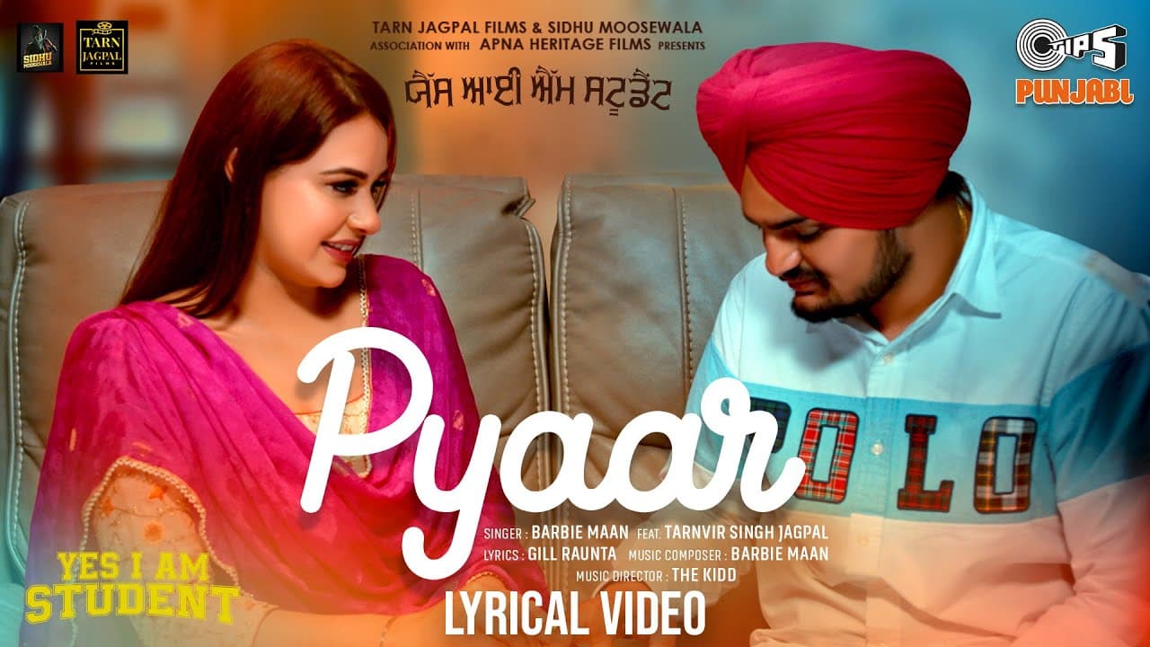Sidhu Moose Wala Song | Pyaar - Lyrical | Yes I Am Student | Mandy T