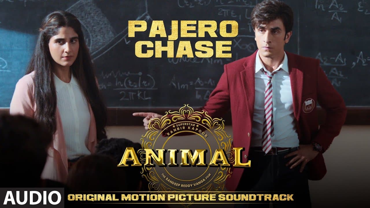 ANIMAL (BGM): PAJERO CHASE | Harshavardhan R | Ranbir K, Sandeep V, Bhushan K