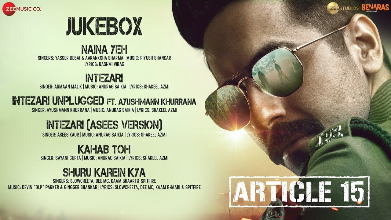 Article 15 - Full Movie Audio Jukebox | Ayushmann Khurrana | Anubhav Sinha