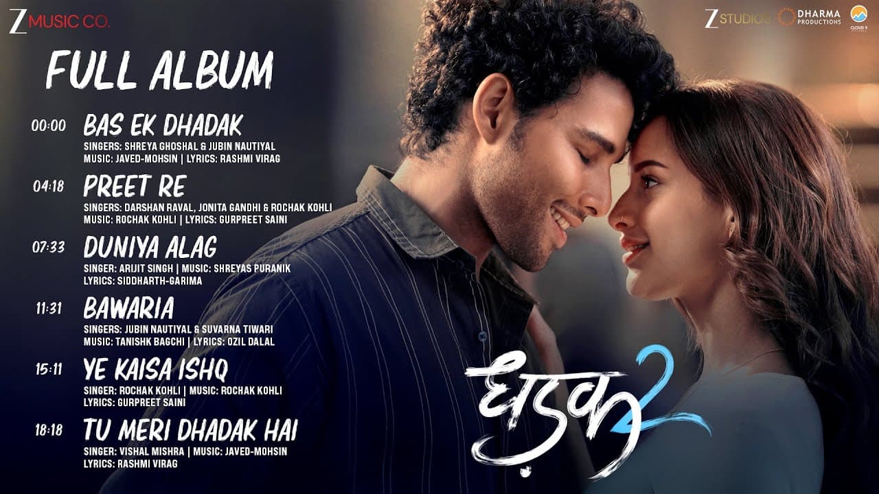 Dhadak 2 - Full Album | Siddhant Chaturvedi & Triptii Dimri