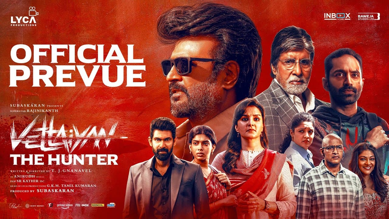 Vettaiyan The Hunter (Hindi) - Prevue | Rajinikanth | Amitabh Bachchan | T.J. Gnanavel | Anirudh