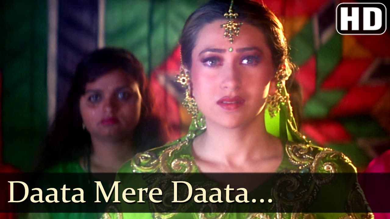 Daata Mere Daata - Ajay Songs - Sunny Deol - Karishma Kapoor - Kumar Sanu - Bidai Song - Filmigaane
