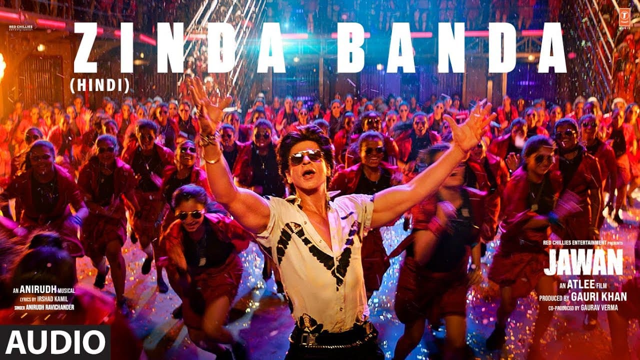Jawan: Zinda Banda (Audio) |Shah Rukh Khan |Atlee |Anirudh |Nayanthara |Vijay Sethupathi |Deepika