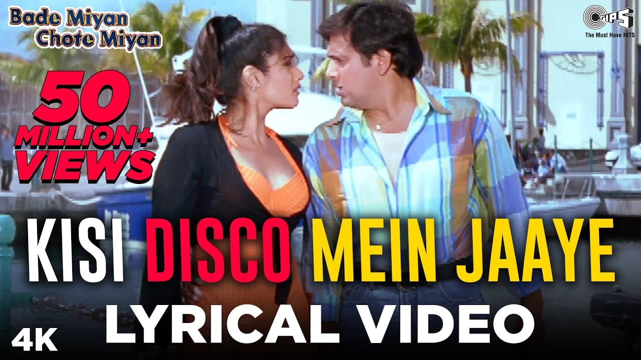 Kisi Disco Mein Jaaye : Lyrical | Bade Miyan Chote Miyan | Govinda | Raveena Tandon | Hindi Songs