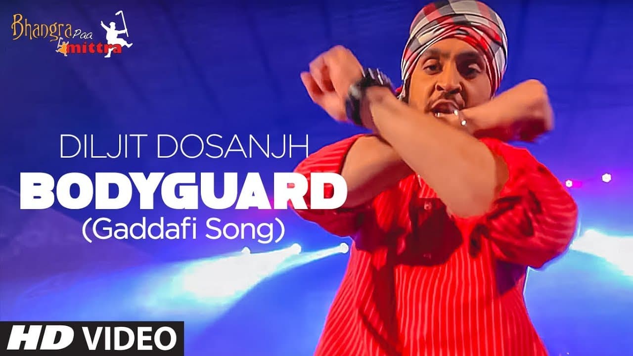 "Diljit Dosanjh (Gaddafi Song) Bodyguard " | Bhangra Paa Mitra | Official Video | Parmod Sharma Rana