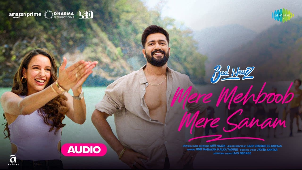 Mere Mehboob Mere Sanam -Audio | Bad Newz | Vicky, Triptii, Ammy | Anu, Lijo-DJ Chetas, Javed, Alka