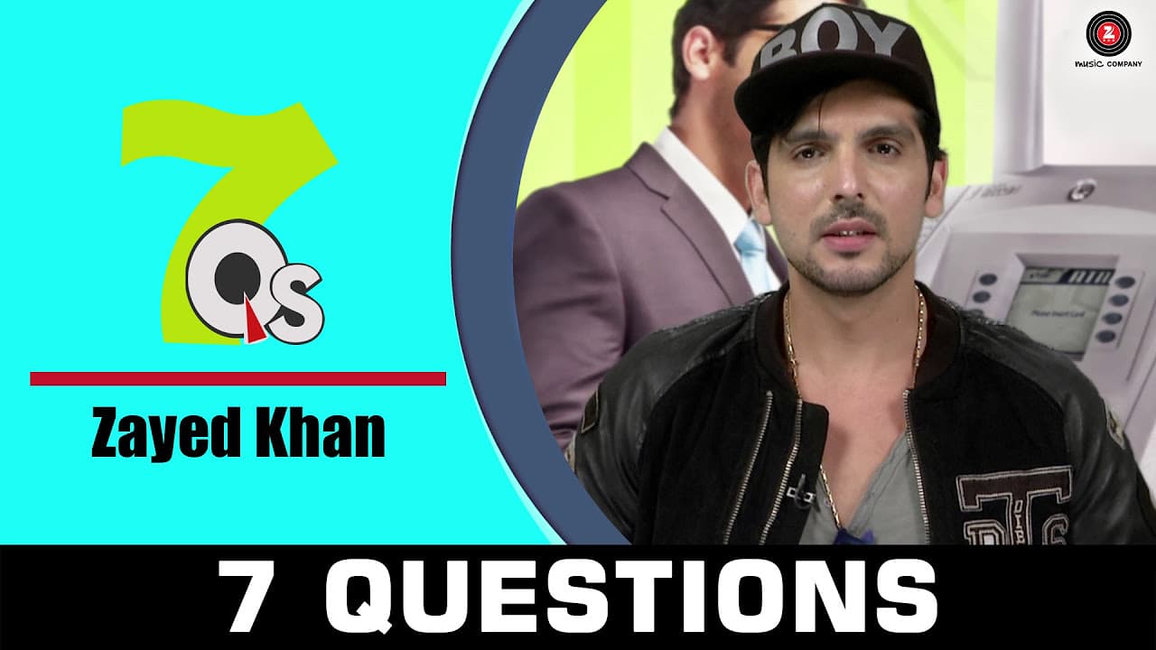 7 Questions with Zayed Khan | 7Q's All about music & movies | Sharafat Gayi Tel Lene