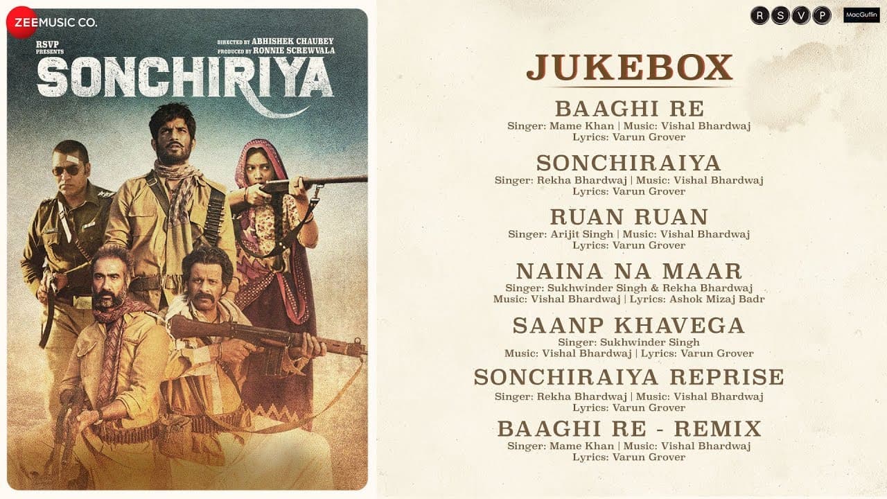 Sonchiriya - Full Movie Audio Jukebox | Sushant Singh Rajput | Bhumi Pednekar | Vishal Bhardwaj
