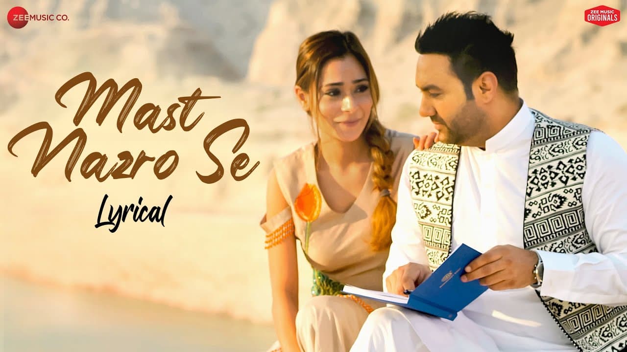 Mast Nazro Se - Lyrical | Lakhwinder Wadali Featuring Sara Khan | Zee Music Originals