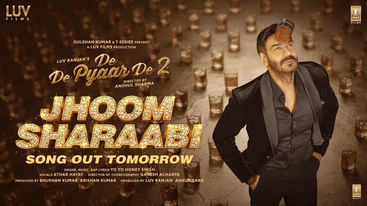 Jhoom Sharaabi (Teaser) – De De Pyaar De 2 | Ajay Devgn, Rakul Preet Singh | Yo Yo Honey Singh